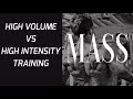 High Volume Training vs. High Intensity Training