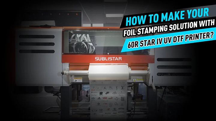 How To Make Your Foil Stamping Solution With 60R STAR IV UV DTF Printer?