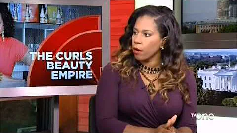 Mahisha Dellinger with Roland Martin on TVONE