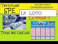 Le LOTO   les chances de gagner   Terminale Spécialité Maths Dénombrement combinaisons