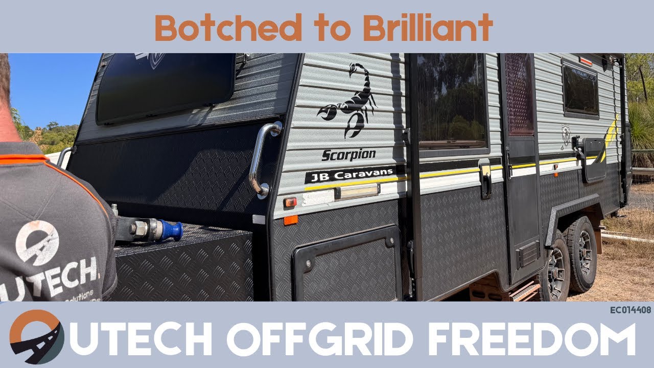 JB Caravans Scorpion - The Living Off Grid Power Setup