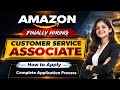 Amazon Biggest Hiring Announced || Amazon is Hiring for Customer Service Associate