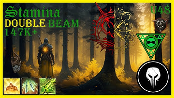 ESO Stamina Double Beam 147k+ DPS Build, Update 48, PS 5 EU