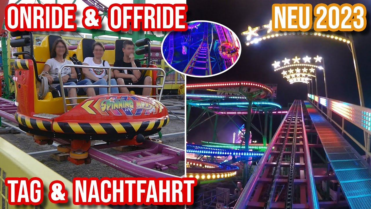 Spinning Mouse (Boos / Fabbri) - Onride & Offride [Tag- & Nachtfahrt] - Eisleber Wiesenmarkt 2023