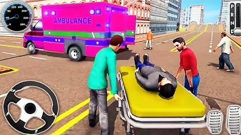 Ambulance Robot car Transform#2 - Emergency Robot City Rescue Simulator/Android Gameplay