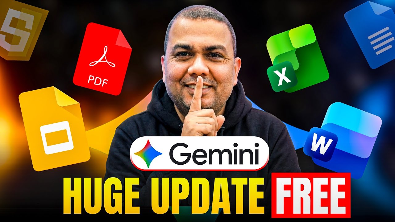 Gemini AI Just Changed Everything! Create Excel, PDF, PPT & Word Files ...