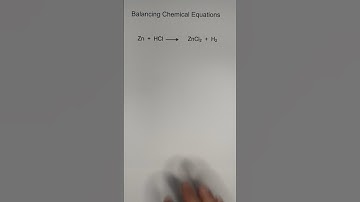 Balancing Chemical Equations