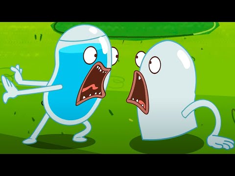 видео: Where's My BODY? | HYDRO and FLUID | Funny Cartoons for Children