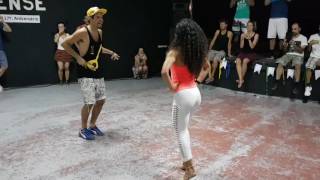 Cleo and David Brazilian Forro Dancing Lisbon Forro Festival Resimi