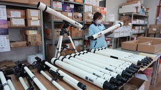 人の手でここまで…日本の職人が極めた天体望遠鏡の製造工程