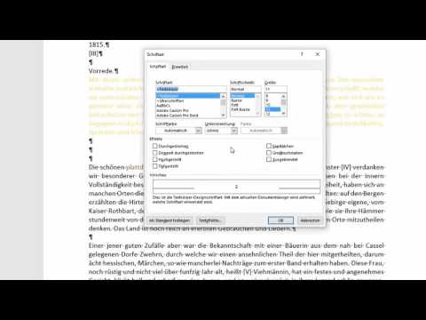 6(36) Word 2016 - Zeichen hochgestellt oder tiefgestellt