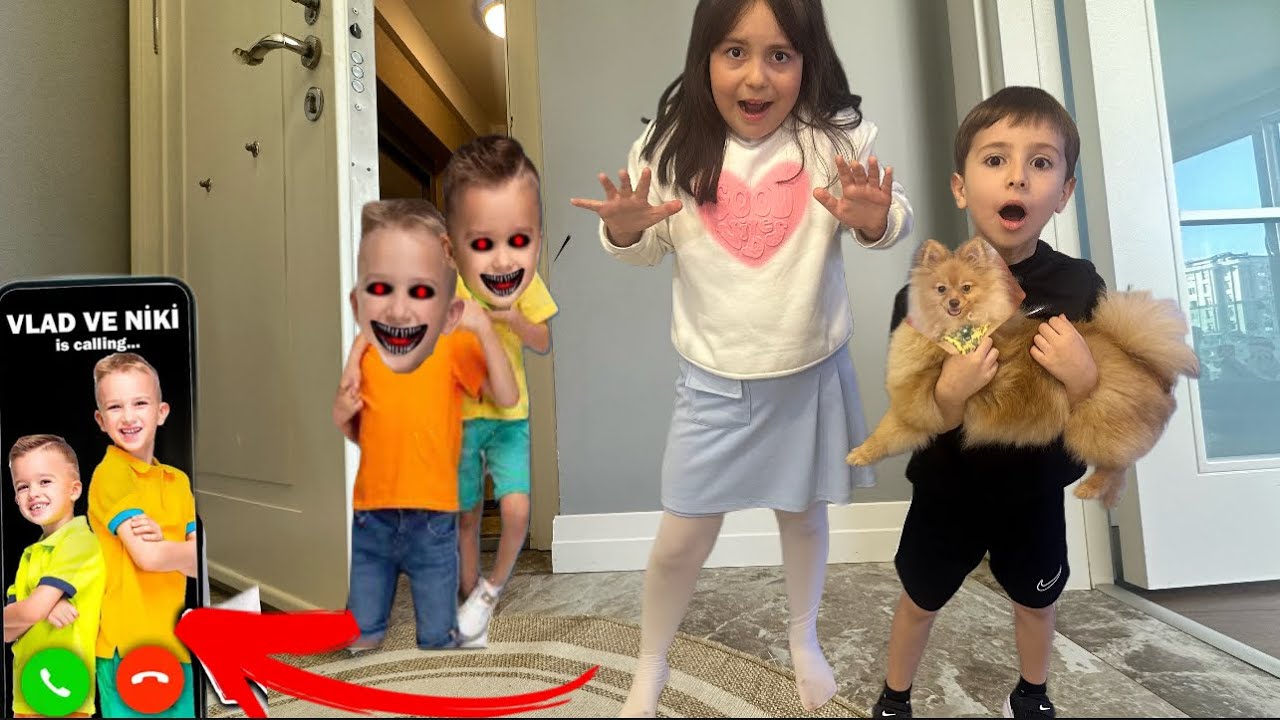 ARAS HİRANUR VLAD VE NİKİYİ ARADI !!! VLAD VE NİKİ GİZLİCE EVİMİZE GİRDİ !!! ​⁠​⁠​⁠@elifsinemtv