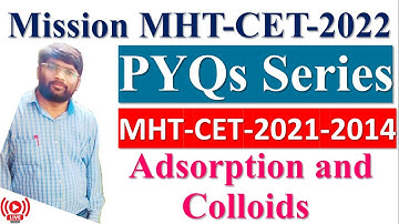 MHT-CET 2021 PYQs Chemistry l 2022 Crash Course