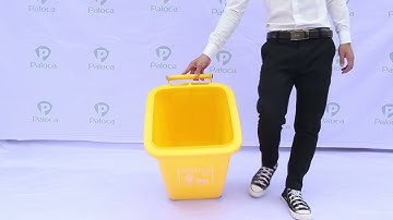 Giới Thiệu Mẫu Thùng Rác Nhựa 60 lít (Thùng Rác 60l) Paloca - Hành Tinh Xanh