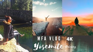 Yosemite National Park - 4K Relaxing Video | Travel Vlog California