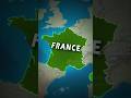 France Surprising Geography. #shorts #facts #geography #france #mfmarvellousfacts
