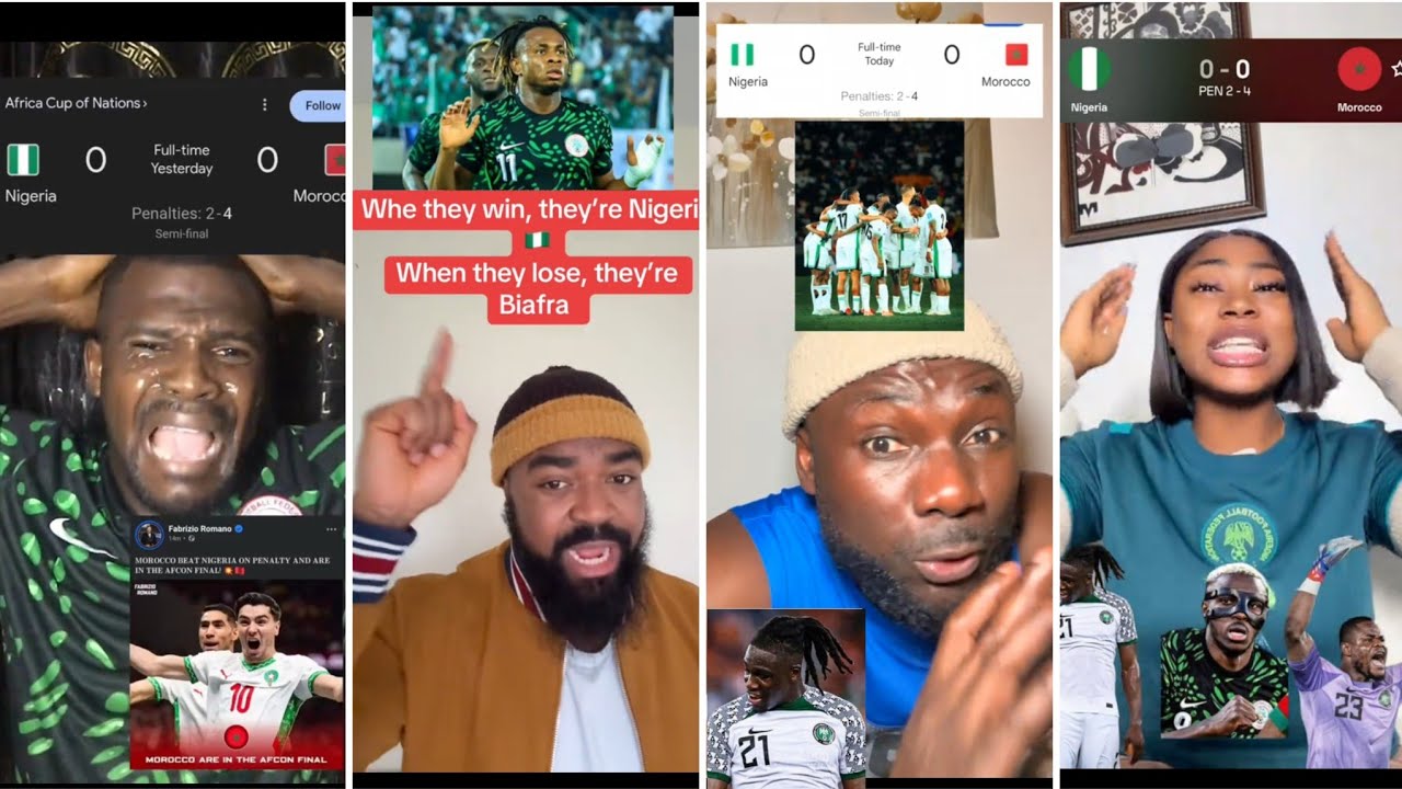 Nigerians🇳🇬 go crazy after losing to Morocco🇲🇦😭😱 Chibueze dragged, Ghana🇬🇭 Referre victor Osimhen