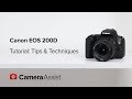 Canon EOS 200D Tutorial  - Tips and Techniques