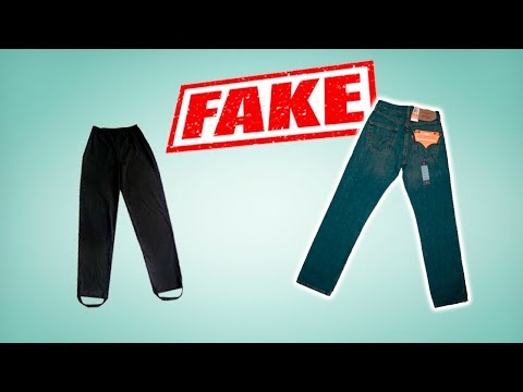 Видео: Как я могу определить, настоящие ли мои джинсы - подделка?