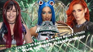 WWE 2K24 WrestleMania PLE; IYO Sky Vs Becky Lynch Vs Sasha Banks