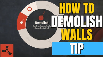 Rust - How to Demolish Walls | Remove Structures with Hammer