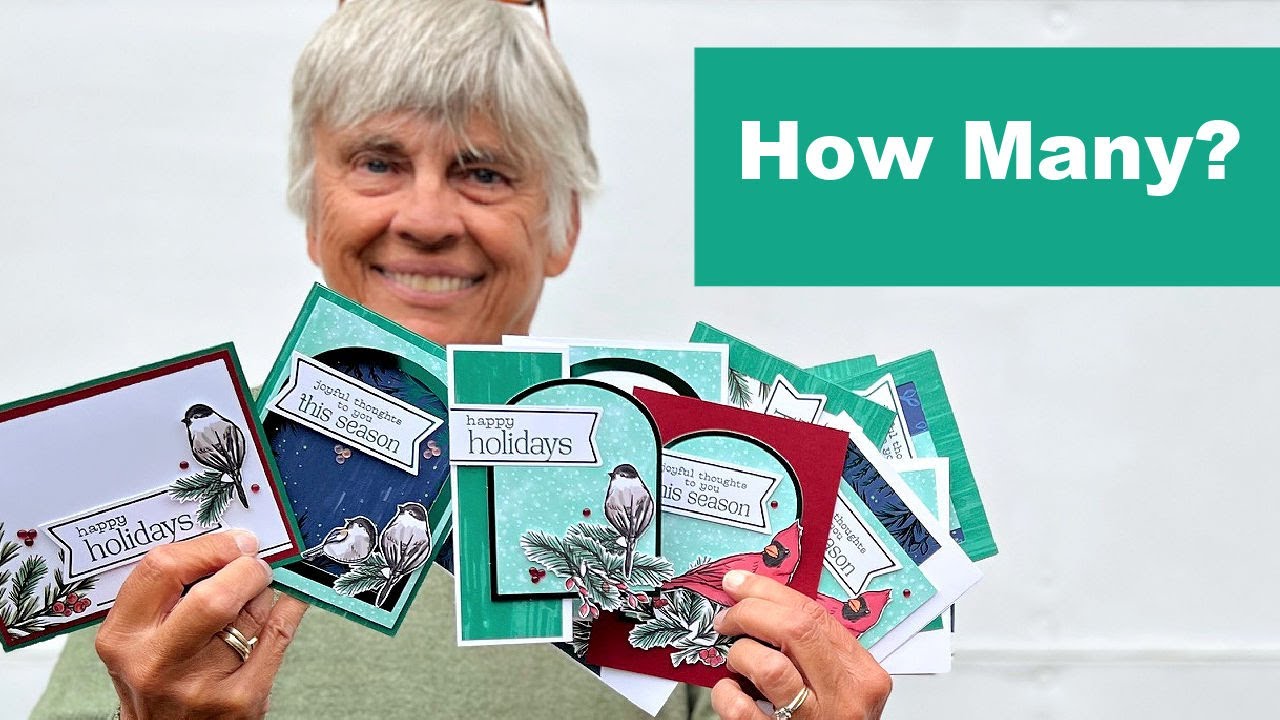 Square christmas paper