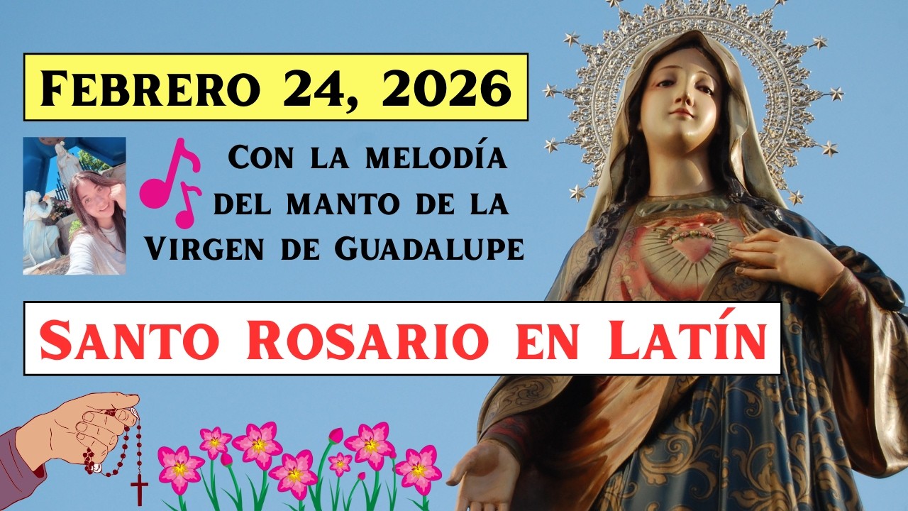 Santo Rosario de hoy EN LATÍN 🥰 - Misterios Dolorosos con la @Pequeapologeta
