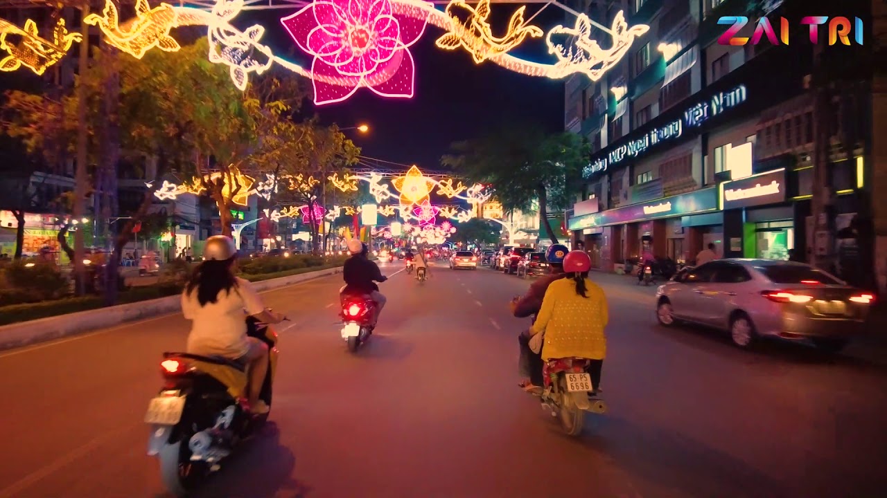 trang tri noi that can tho  New Update  Thành phố Cần Thơ trang trí đèn hoa rực rỡ đường phố đón Tết 2021 | ZaiTri
