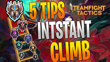 The ULTIMATE TIPS on How to CLIMB FASTER in TFT SET 5 RECKONING | TFT GUIDE for Beginners