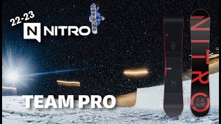 ナイトロ スノーボード 22-23 NITRO TEAM PRO 【チームプロ】（日本語字幕入）