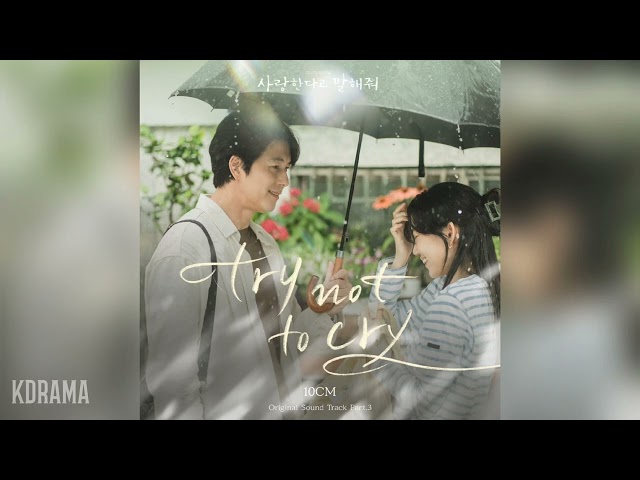 10CM(십센치) - try not to cry (사랑한다고 말해줘 OST) Tell Me That You Love Me OST Part 3 class=