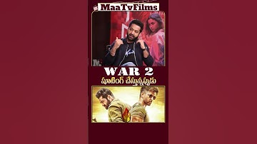 NTR Talks About "War 2" Movie Shooting Experience at Devara Latest Interview | @maatvfilms