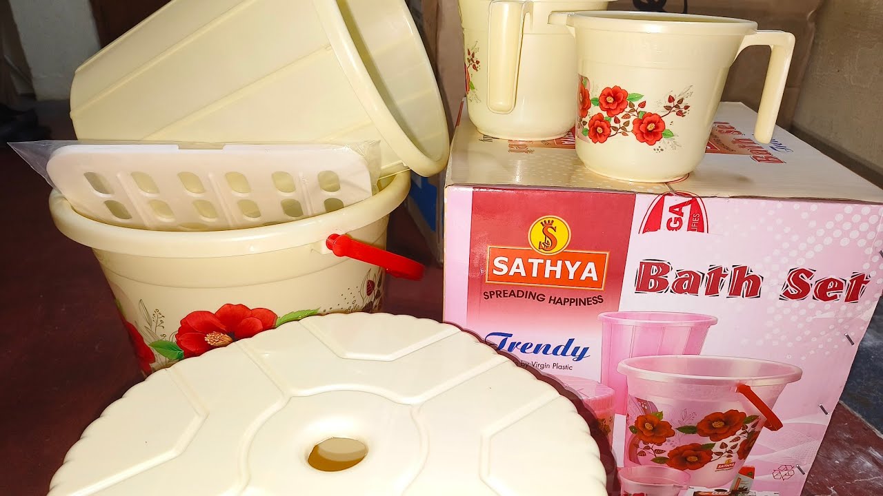 GadgetTime: Unboxing Sathya Bath Set Gift Box In My View #tamil #unboxing #sathya - YouTube