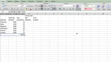 Excel Unit 2 Advertising 2 Assignment