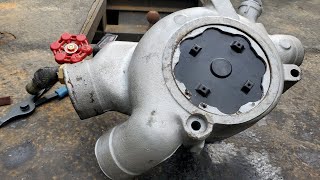 8v92 water pump rebuild