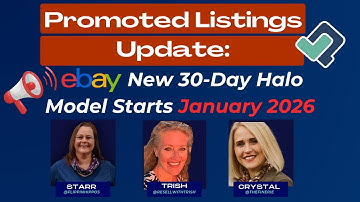 Promoted Listings Update: ⚠️ eBay’s New 30-Day Halo Model Starts January 2026