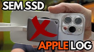Descubra como usar o Apple LOG sem SSD, Tire o Máximo da CÂMERA do IPHONE