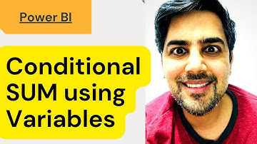 Conditional SUM in Power BI using Variables & ALL function - 52 (Power BI Training)
