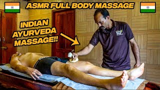 ASMR Full Body Ayurveda Massage | Famous Indian Massage ??