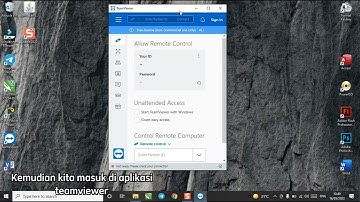 Tutorial remot control dan transfer file menggunakan aplikasi teamviewer