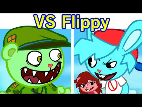 Friday Night Funkin' VS Flippy - Happy Tree Funkers FULL WEEK (FNF Mod) (Happy Tree Friends)