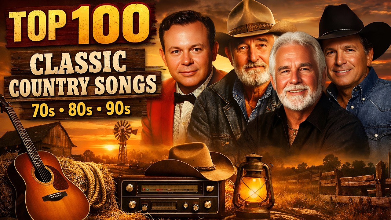 Top 100 Classic Country Songs 70s 80s 90s 🤠 Jim Reeves, Don Williams, Kenny Rogers, George Strait