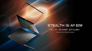 Stealth 16 AI+ B3W  - Fin, puissant, élégant | MSI