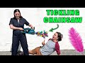 Kids Invent Stuff: Tickling Chainsaw Quiz