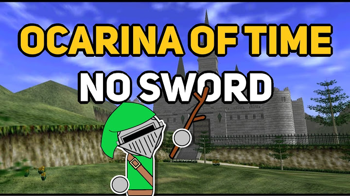 Can You Beat ZELDA : OCARINA OF TIME Without a Sword?