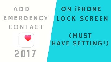 How to add Emergency Contact to Medical ID on iPhone (every iPhone user must know!)
