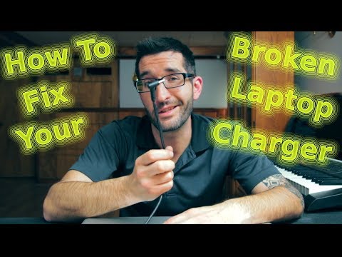 DIY How to fix a broken laptop charger cable  full repair 