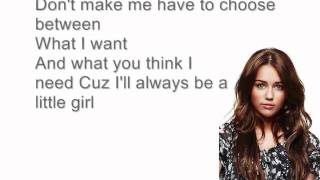 Miley Cyrus-Don't Wanna Be Torn//Lyrics chords
