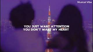 ATTENTION - CHARLIE PUTH LYRICS VIDEO