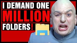 how to create multiple folders at once | i made one million folders!